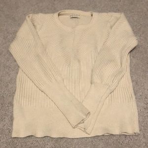 cream sweater